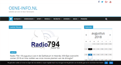 Desktop Screenshot of oene-info.nl