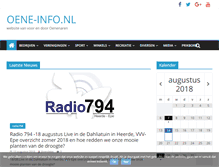 Tablet Screenshot of oene-info.nl